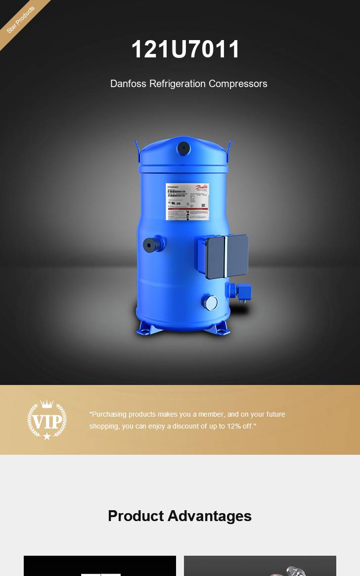 Danfoss Compressor 121U7011, technical parameters pdf, structure diagram